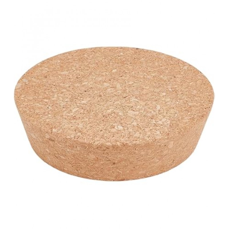 Натуральна конусна пробка для банок і пляшок Cork 55х63 мм (набір 2 шт.)