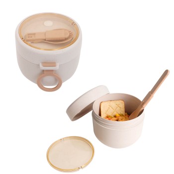 Ланч-набір для обідів Ivory 3-в-1: Ланч-бокс 1200 мл, Супниця 600 мл і Термосумка