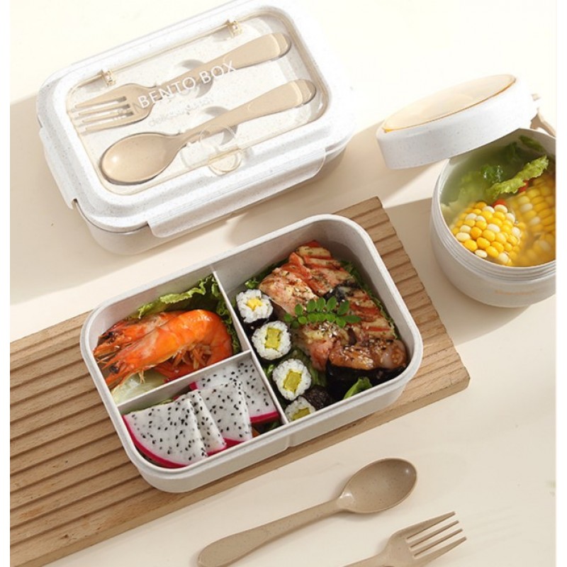 Ланч-набір для обідів Ivory 3-в-1: Ланч-бокс 1200 мл, Супниця 600 мл і Термосумка