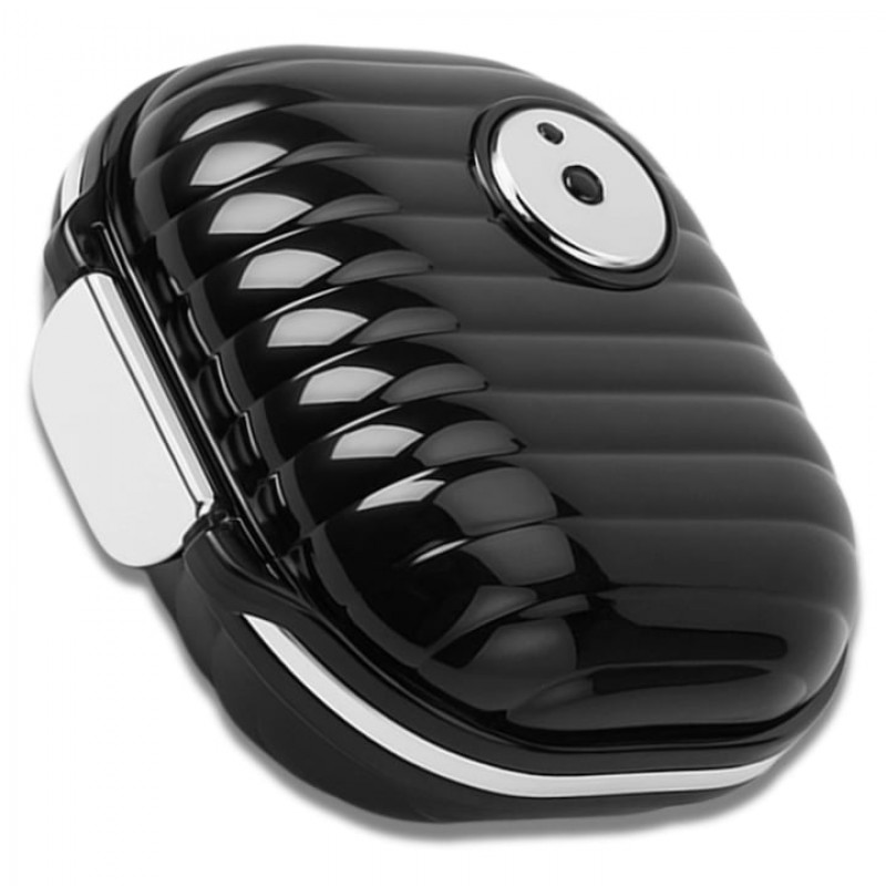 Органайзер для таблеток - вместительная таблетница Style на 7 отделений, размер S, черная