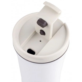 Термокружка 500мл, автокружка - термос для чаю, кави Star біла