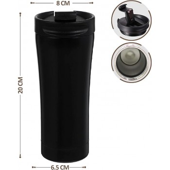 Термокружка 500мл, автокружка - термос для чаю, кави Star біла