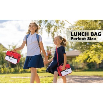 Детская термосумка, ланч бег в школу для еды с собой 5 л, Покемон
