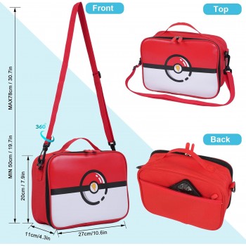 Детская термосумка, ланч бег в школу для еды с собой 5 л, Покемон