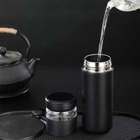 Термос для заваривания чая 500 мл с инфузером Infuza, черный