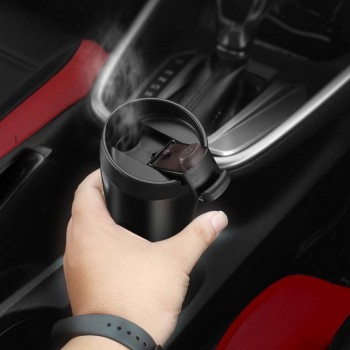 Термокружка 500мл, автокружка - термос для чаю, кави Star біла