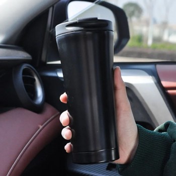 Термокружка 500мл, автокружка - термос для чаю, кави Star чорна