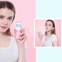 Увлажнитель для лица с аккумулятором, портативный мини аромараспылитель 30 мл для ухода за кожей Nano, розовый
