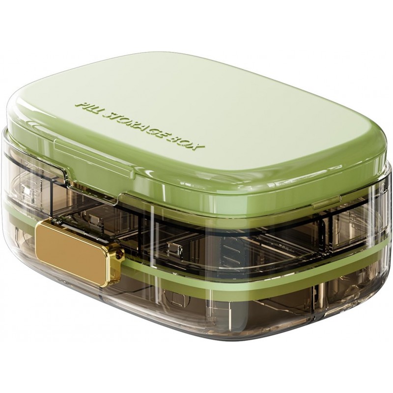 Органайзер для таблеток TravelBox 10 - герметичная таблетница с 10 отделениями