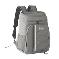 Терморюкзак Cooler Backpack 20 л мягкая сумка-холодильник для пикника, кемпинга, серый
