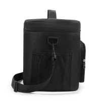 Большая термосумка-холодильник для еды и напитков с фольгированным покрытием TermoLine 16л, синяя