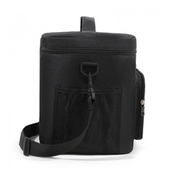 Большая термосумка-холодильник для еды и напитков с фольгированным покрытием TermoLine 16л, синяя