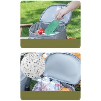 Терморюкзак Cooler Backpack 20 л мягкая сумка-холодильник для пикника, кемпинга, черный