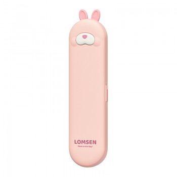 Набор столовых приборов в футляре - ложка и палочки Asian Kawaii, розовый